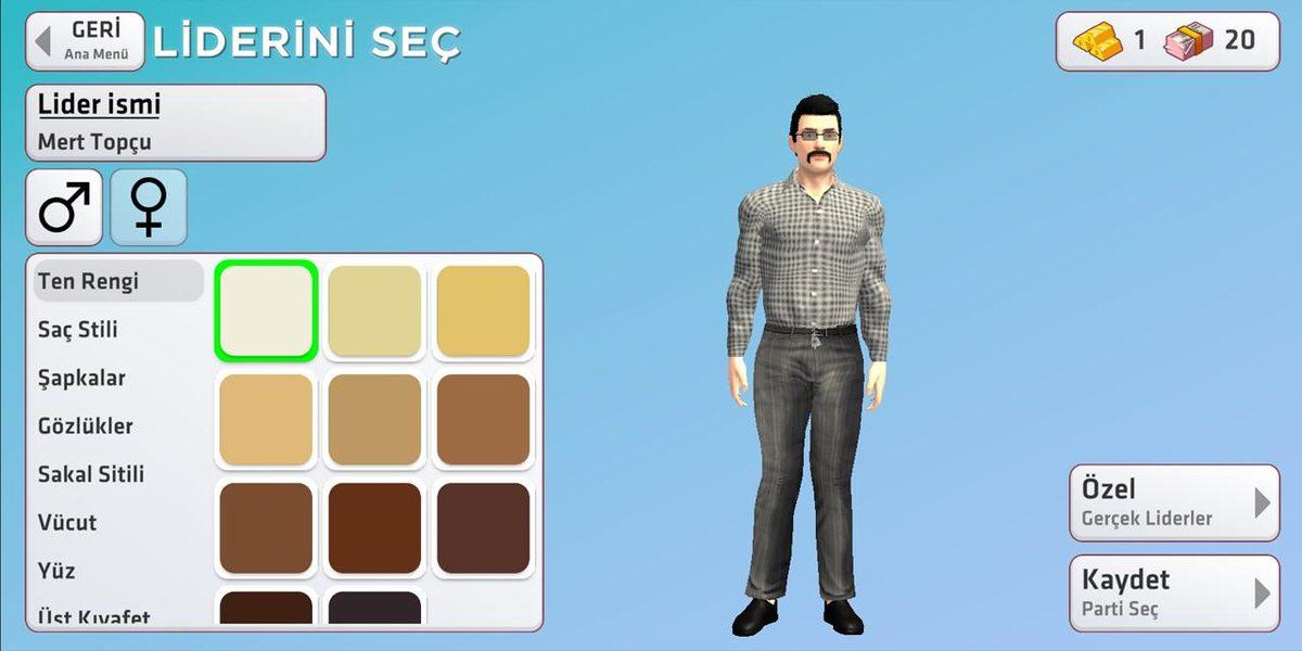 Kendi Partinizi Kurup İktidara Gelebileceğiniz Mobil Oyun: Seçim Oyunu 2