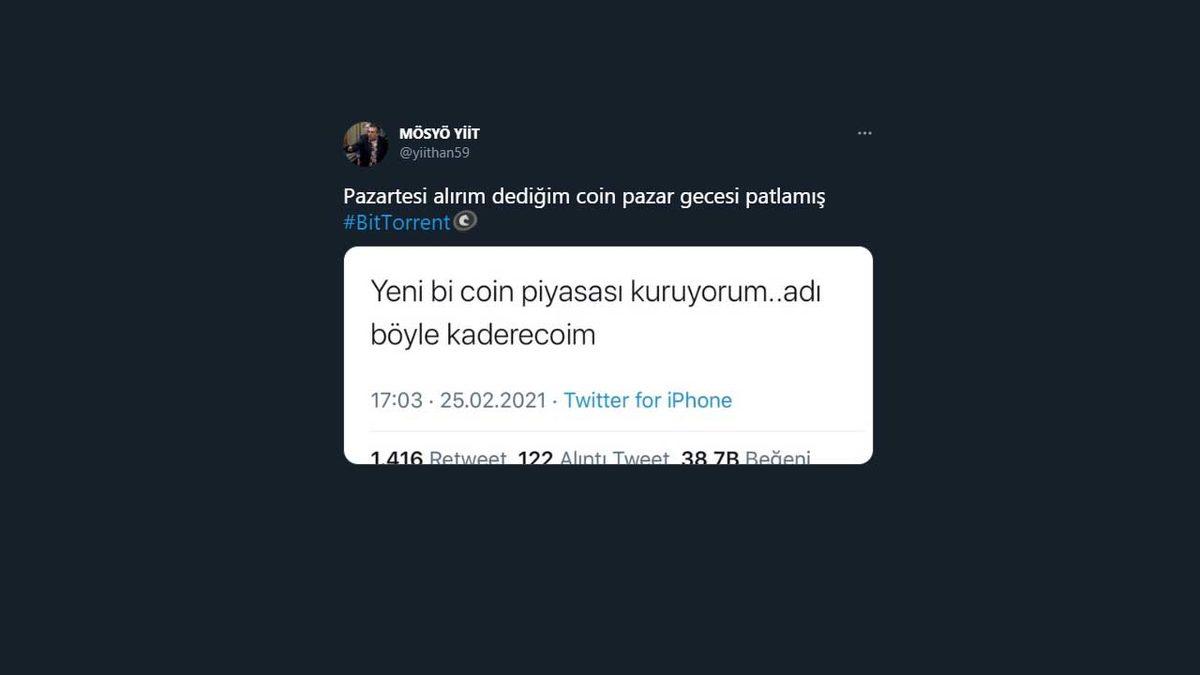 Türk Yatırımcıların Yüzünü Güldüren BitTorrent, Twitter’ın da Gündeminde