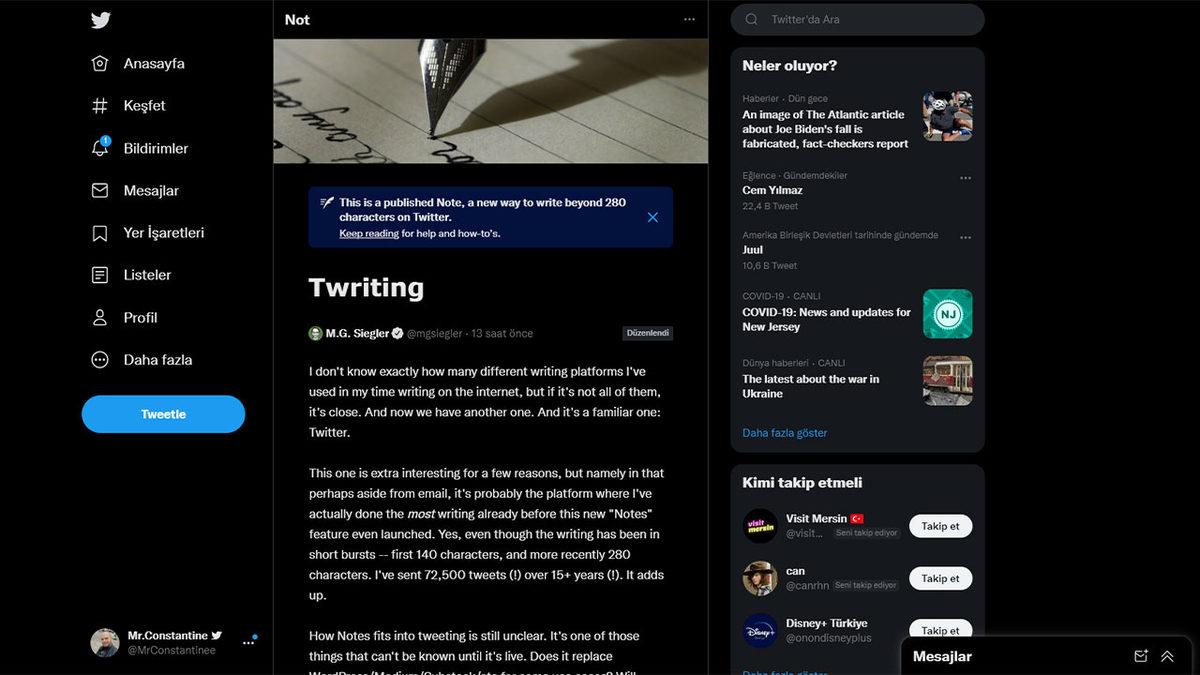 Twitter, Makale Uzunluğunda Tweetler Atmanızı Sağlayan Yeni Özelliğini Duyurdu: Floodlar Tarih Oluyor