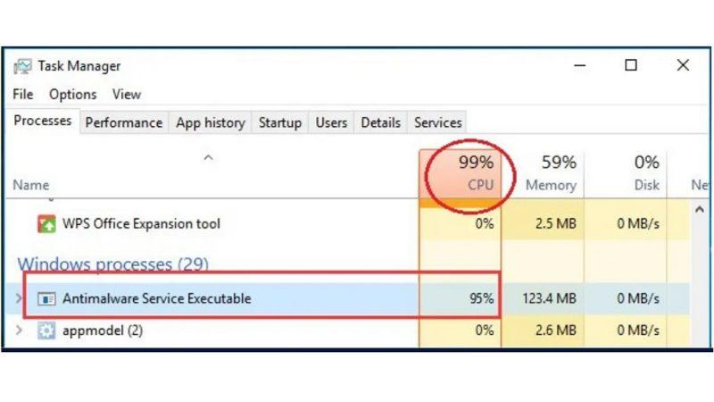Windows Görev Yöneticisindeki ’Antimalware Service Executable’ Nedir, Ne İşe Yarar?