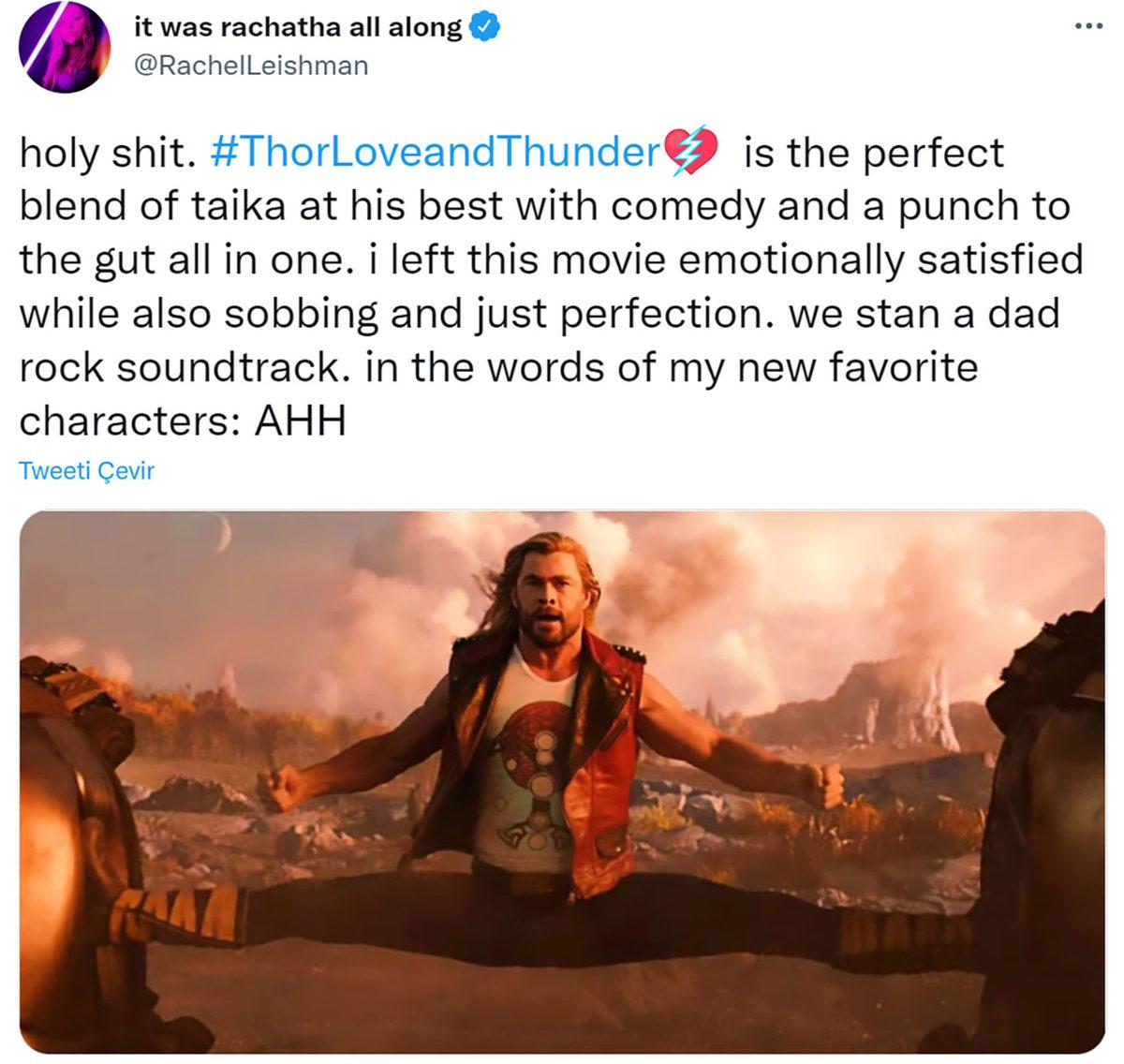 Thor: Love and Thunder Filminden İlk Tepkiler Geldi: En İyi Thor Filmi Olabilir mi?