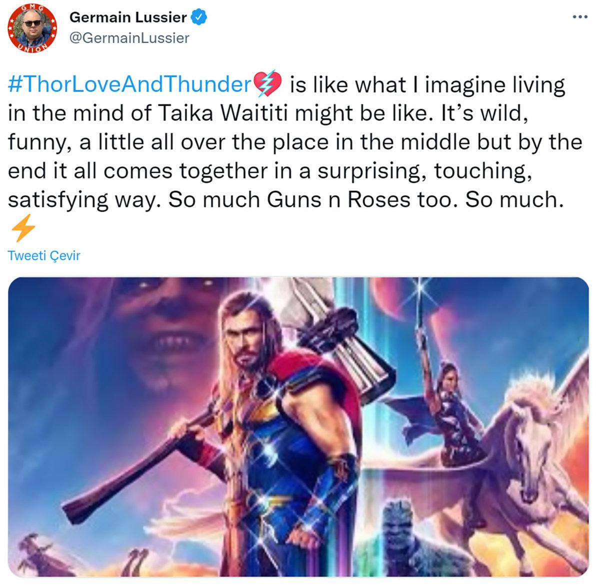 Thor: Love and Thunder Filminden İlk Tepkiler Geldi: En İyi Thor Filmi Olabilir mi?