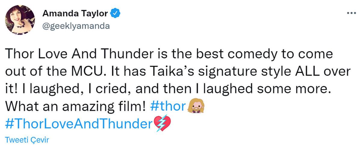 Thor: Love and Thunder Filminden İlk Tepkiler Geldi: En İyi Thor Filmi Olabilir mi?