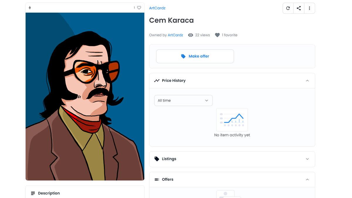 Cem Karaca NFT’si Davalık Oldu: Mahkeme, Satış İşlemini Durdurdu!