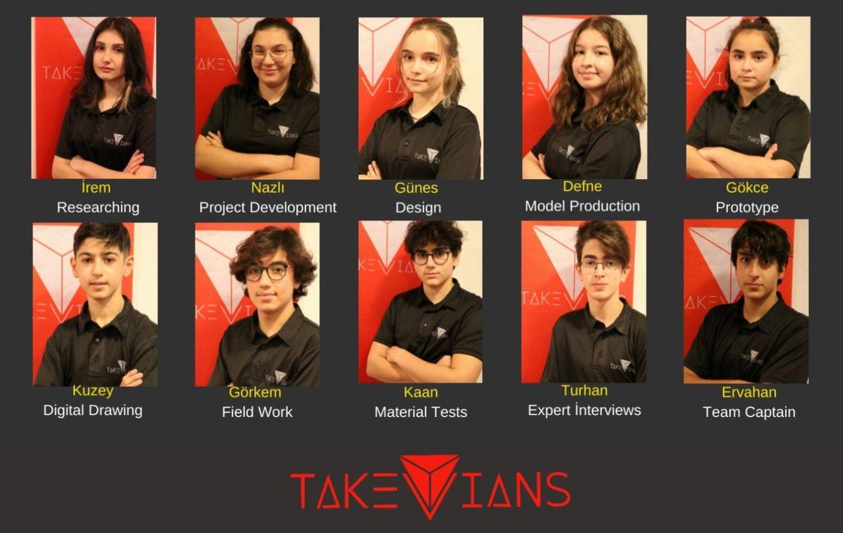 ABD’de Düzenlenen Bilim Yarışması Global Innovation Award’ın Şampiyonu Samsun’dan TAKEVIANS Oldu