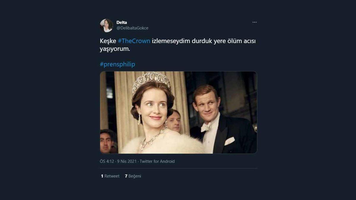 Prens Philip’in Ölümü, Netflix Dizisi The Crown’u Twitter’ın Gündemine Taşıdı