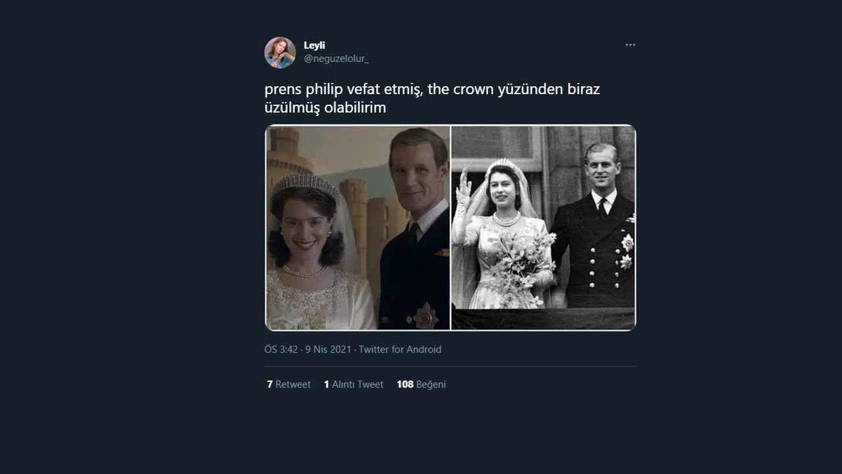 Prens Philip’in Ölümü, Netflix Dizisi The Crown’u Twitter’ın Gündemine Taşıdı