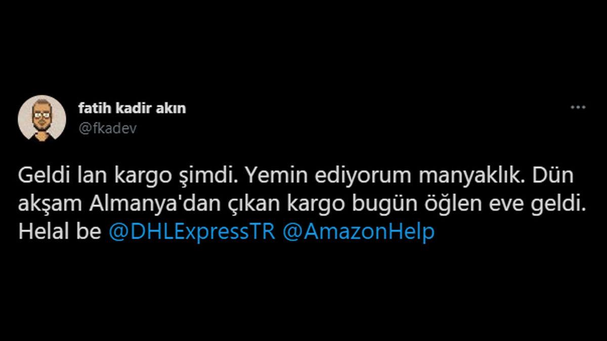 Örnek Alınacak Olay: Amazon, Almanya’dan Verilen Siparişin Kargosunu 1 Günde İstanbul’a Getirdi