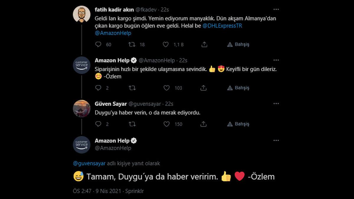 Örnek Alınacak Olay: Amazon, Almanya’dan Verilen Siparişin Kargosunu 1 Günde İstanbul’a Getirdi