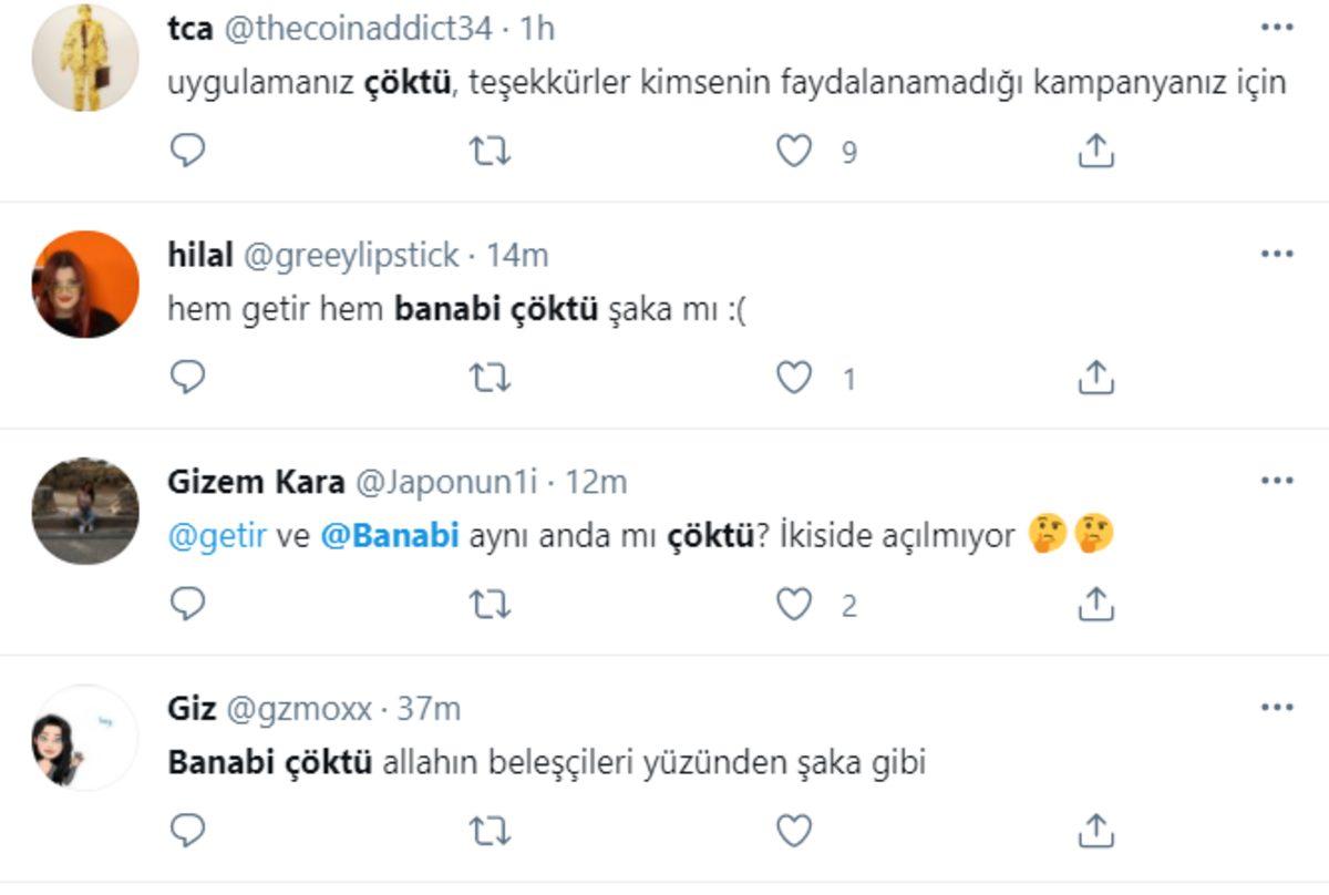 Banabi’nin Çökmesine Sosyal Medyadan Gelen Tepkiler