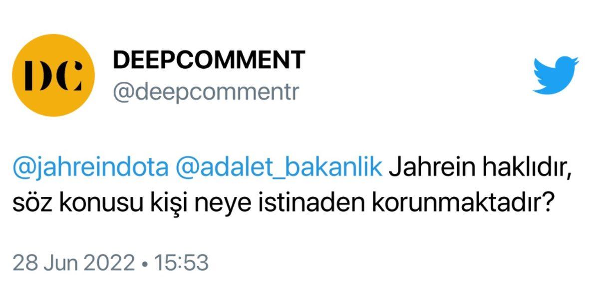 Jahrein, Cemaat Liderinin Ölümüyle Alakalı Tweeti Yüzünden Davalık Oldu
