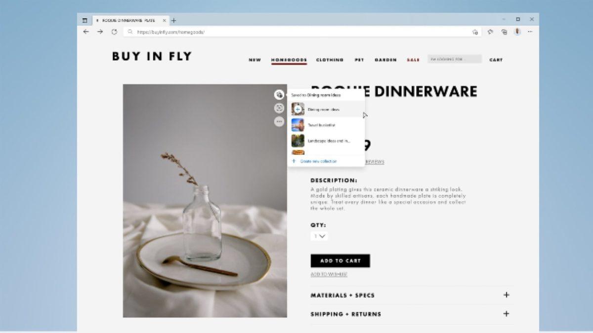 Microsoft Edge’in ’Koleksiyonlar’ Özelliği Güncelleniyor: Adeta Mini Bir Pinterest Olacak