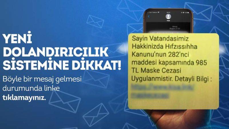 EGM’den ’Maske Cezası’ Mesajlarıyla İlgili Uyarı: Bağlantılara Tıklamayın