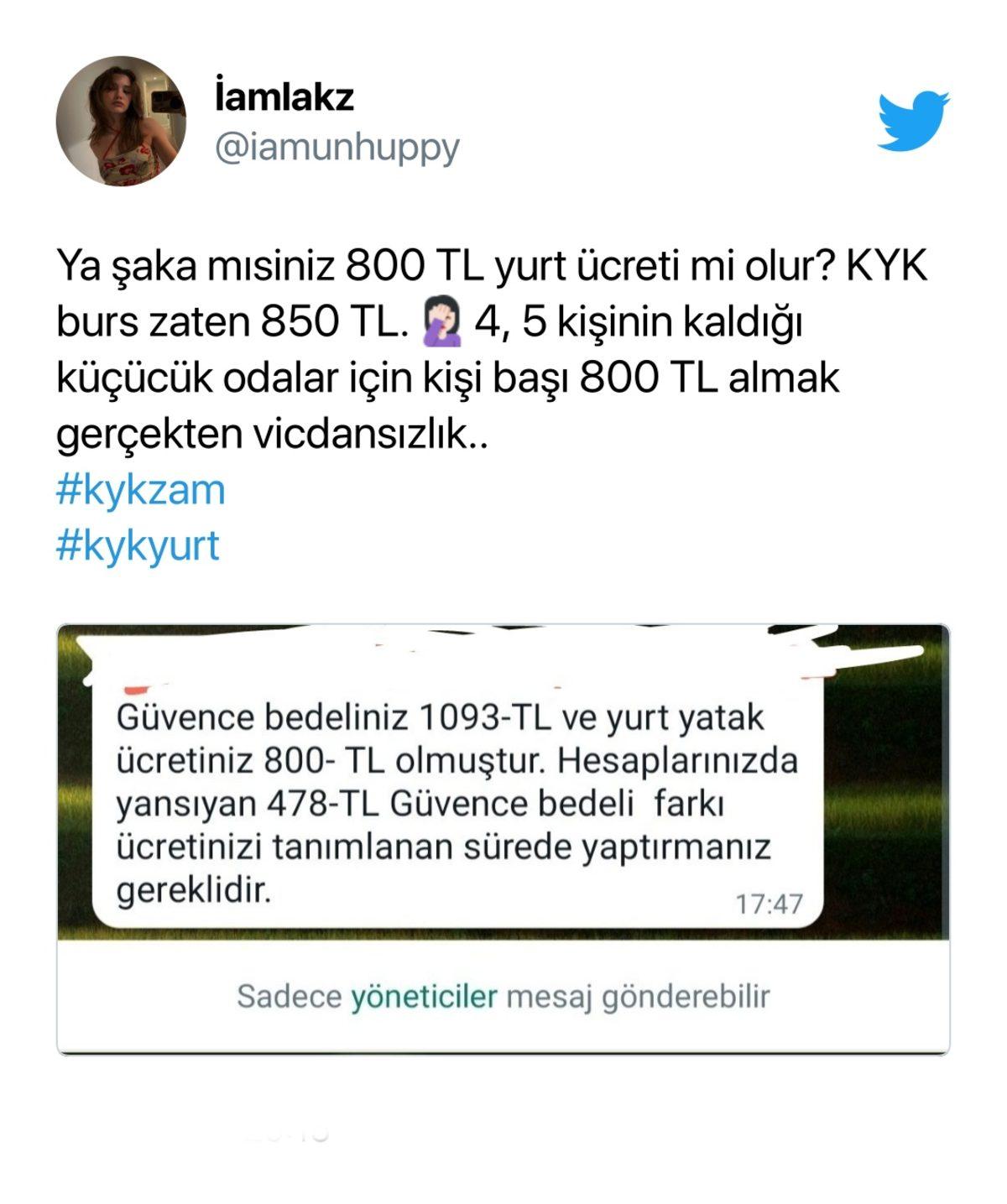KYK Yurt Ücretlerine %80 Zam Geldi: Sosyal Medyada Öğrenciler Adeta İsyan Etti