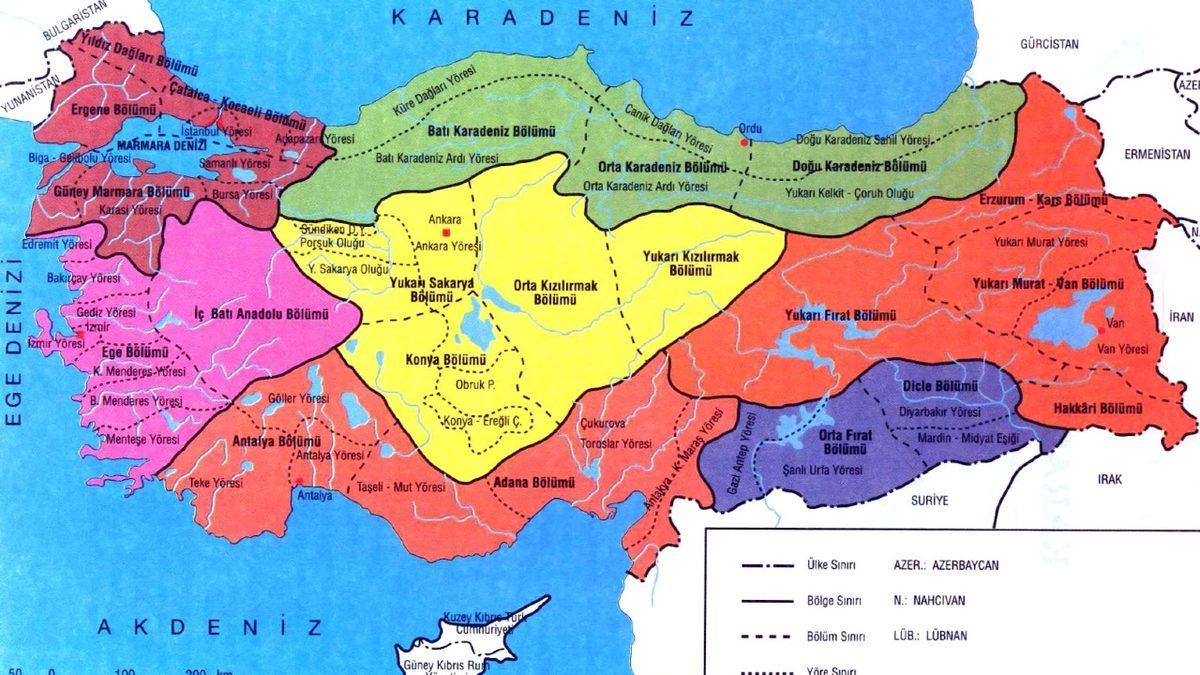 Türkiye’nin Coğrafi Bölgeleri Gerçekten de 