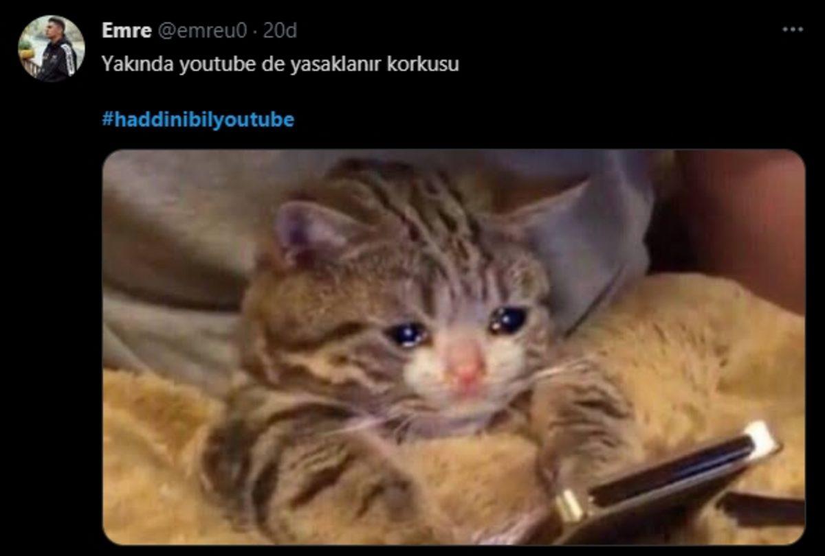 Sebepsizce Twitter Trendlere Giren ’Haddini Bil YouTube’ Etiketi Hakkında Yapılan Eğlenceli Paylaşımlar