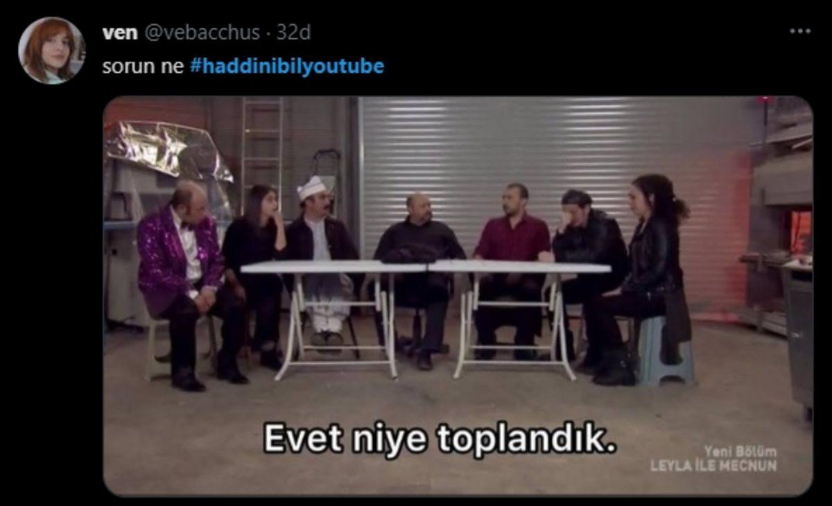 Sebepsizce Twitter Trendlere Giren ’Haddini Bil YouTube’ Etiketi Hakkında Yapılan Eğlenceli Paylaşımlar