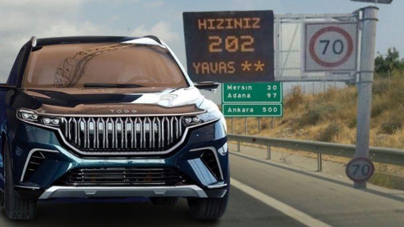 TOGG, Otobanda Hız Testi Yaparken Görüntülendi: 200+ Km/s Hız İle Toz Yutturdu [Video]