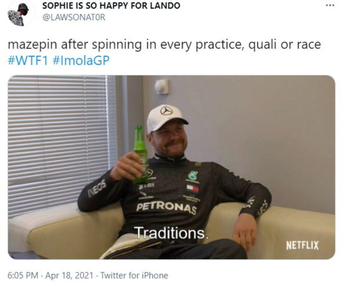 Formula 1 Emiliano Romagna GP’sinde Ortalık Fena Karıştı: İşte Yarıştan Görüntüler ve Sosyal Medyada Yapılan Paylaşımlar