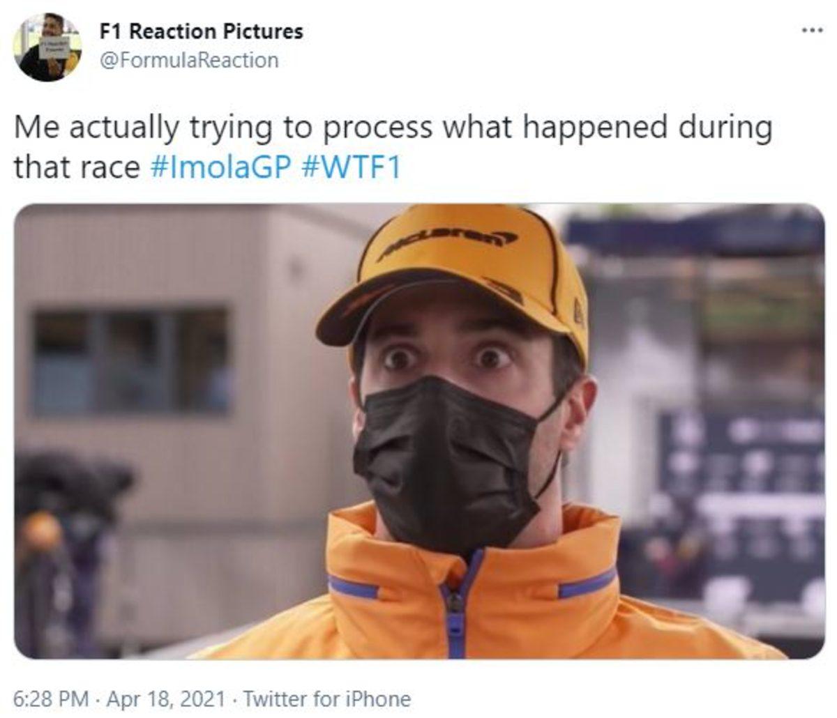 Formula 1 Emiliano Romagna GP’sinde Ortalık Fena Karıştı: İşte Yarıştan Görüntüler ve Sosyal Medyada Yapılan Paylaşımlar