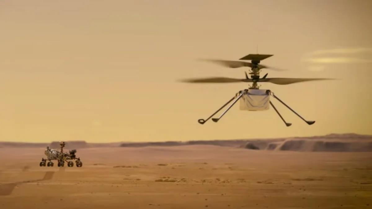 NASA’nın Mars Helikopteri Ingenuity, İlk Uçuşunu Gerçekleştiriyor [Canlı]