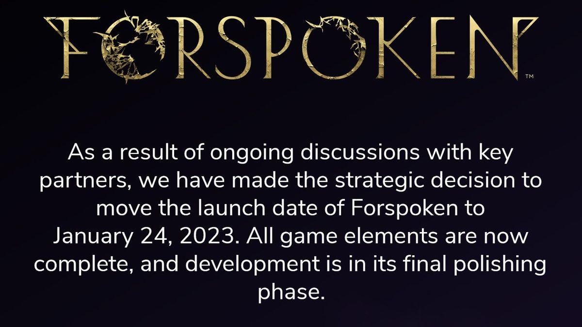 Heyecanla Beklenen Açık Dünya RPG Oyunu Forspoken ’Yine’ Ertelendi