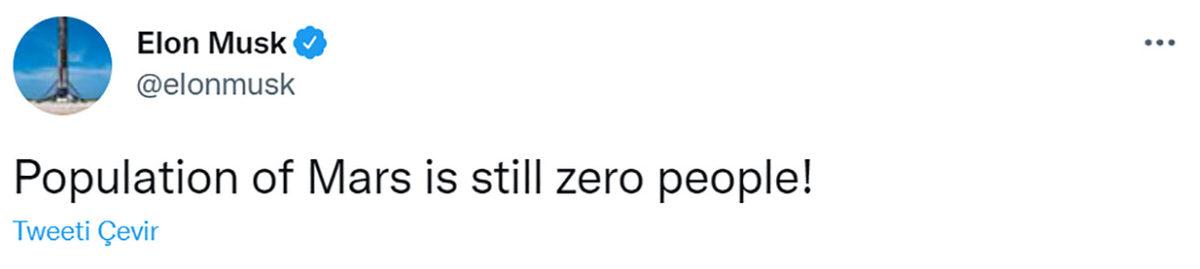 Elon Musk’tan “Kendi Kolonisini Kendi Kuracak Herhalde” Dedirten Açıklama