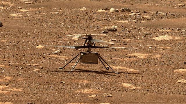 Uzay Tarihine Adını Yazan Ingenuity’nin İlk Uçuşunun Yüksek Kaliteli Videosu Paylaşıldı