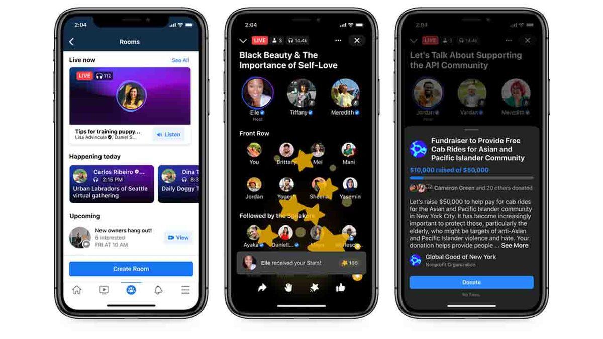 Facebook, Clubhouse Benzeri Özelliği Dahil 3 Sesli İletişim Özelliğini Duyurdu