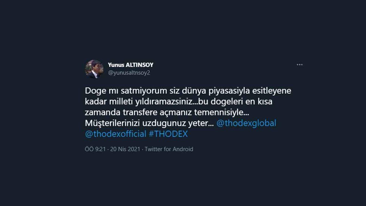 Türk Kripto Para Borsası THODEX’te Kullanıcıları Tedirgin Eden Sorun