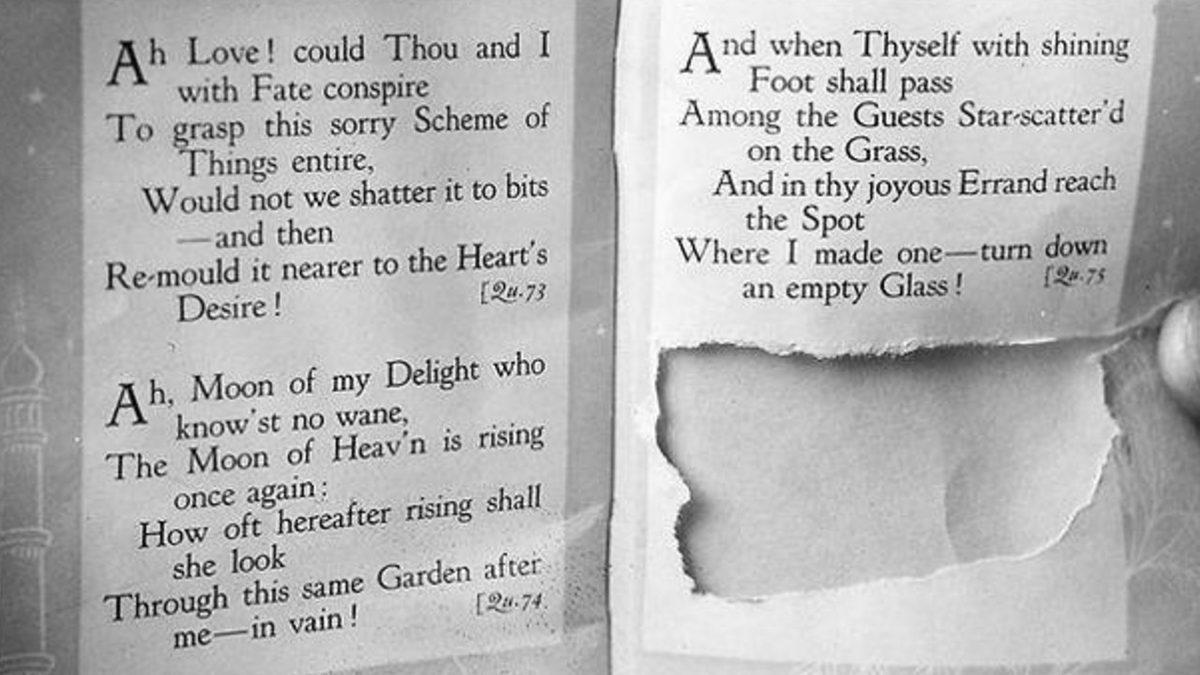 Cebinden Ömer Hayyam’ın Kitabından Bir Parça Çıkan, Tarihin En Büyük Gizemlerinden: Tamam Shud Cinayeti