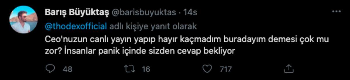 Thodex Vurgunu Hakkında Sosyal Medyadan Gelen Tepkiler: Aylar Önce Öngörenler de Varmış