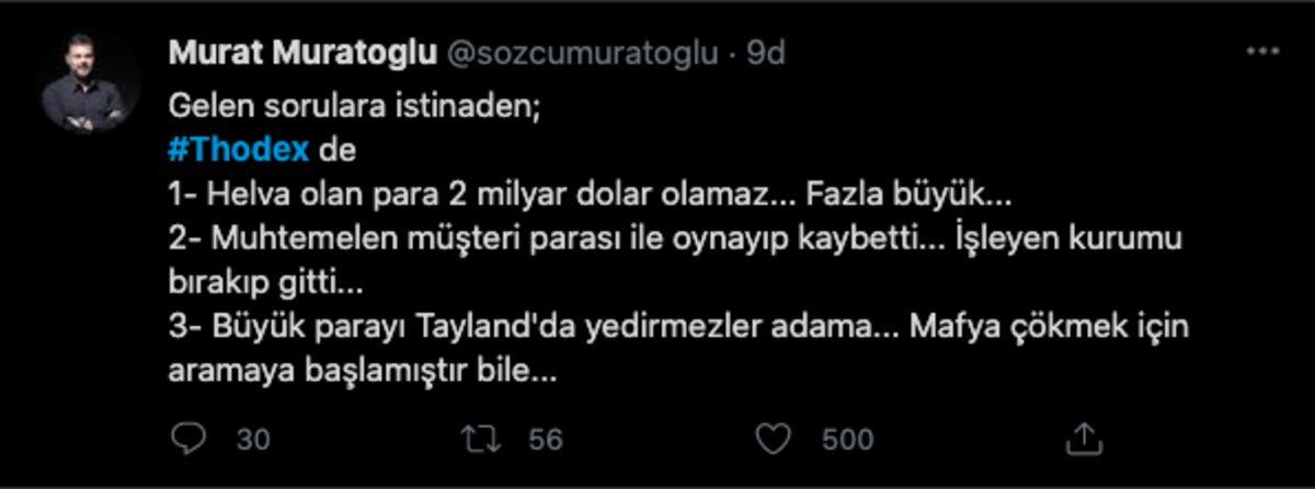 Thodex Vurgunu Hakkında Sosyal Medyadan Gelen Tepkiler: Aylar Önce Öngörenler de Varmış