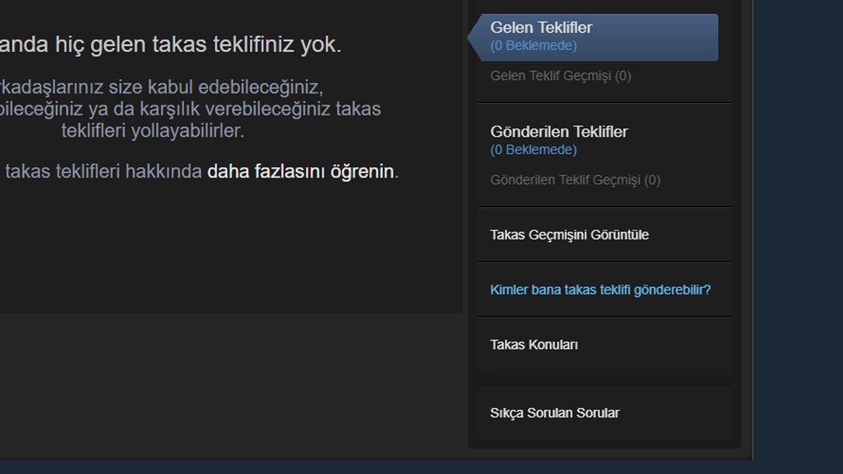 Steam’de Oyun İçi Eşya Takası Yapmanızı Sağlayan ’Trade URL’ Nasıl Kullanılır?
