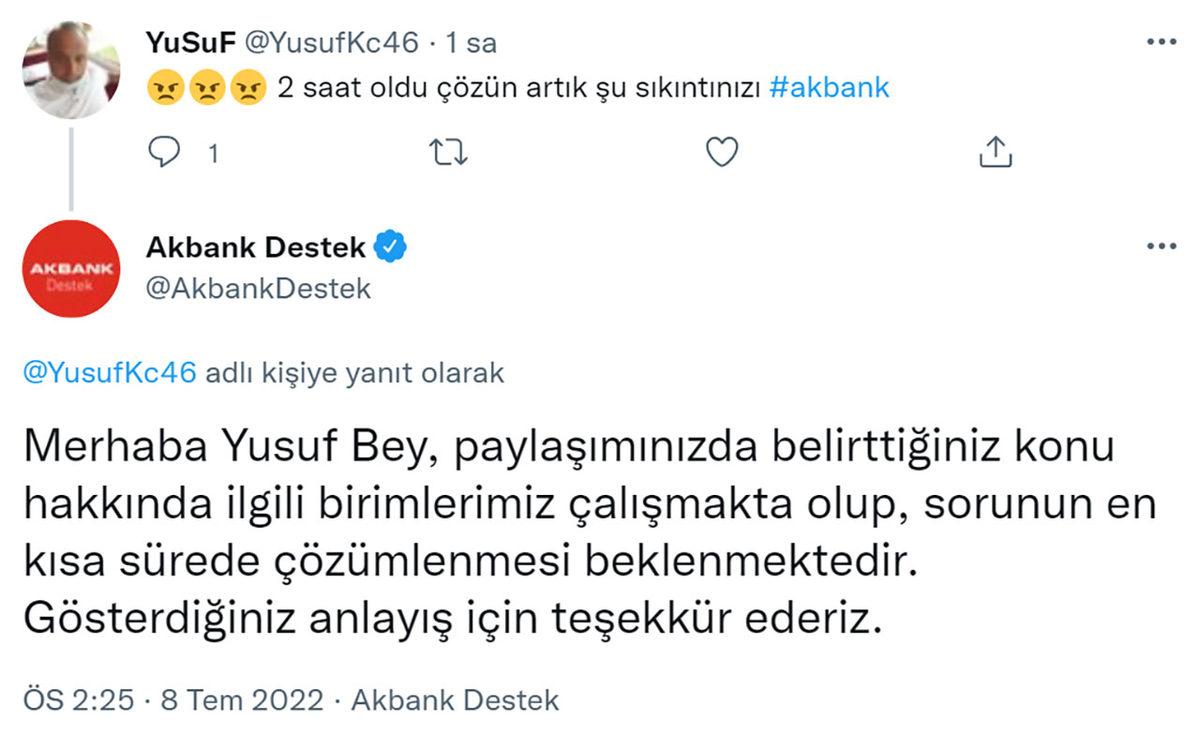 Akbank Mobil Uygulamasına Erişilemiyor (Sorun Çözüldü)