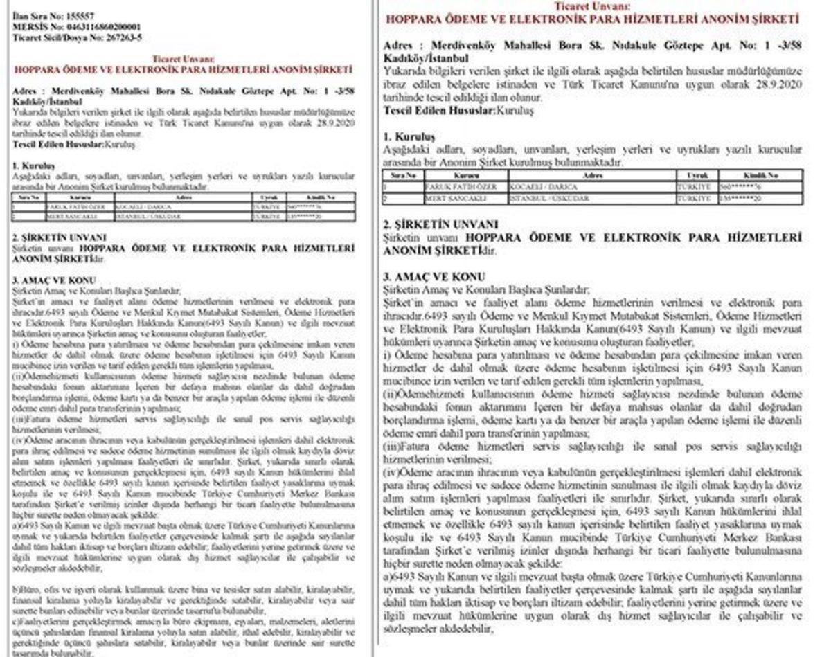 Thodex CEO’sunun Milletvekili Saffet Sancaklı’nın Oğlu ile Ortak Olduğu Ortaya Çıktı