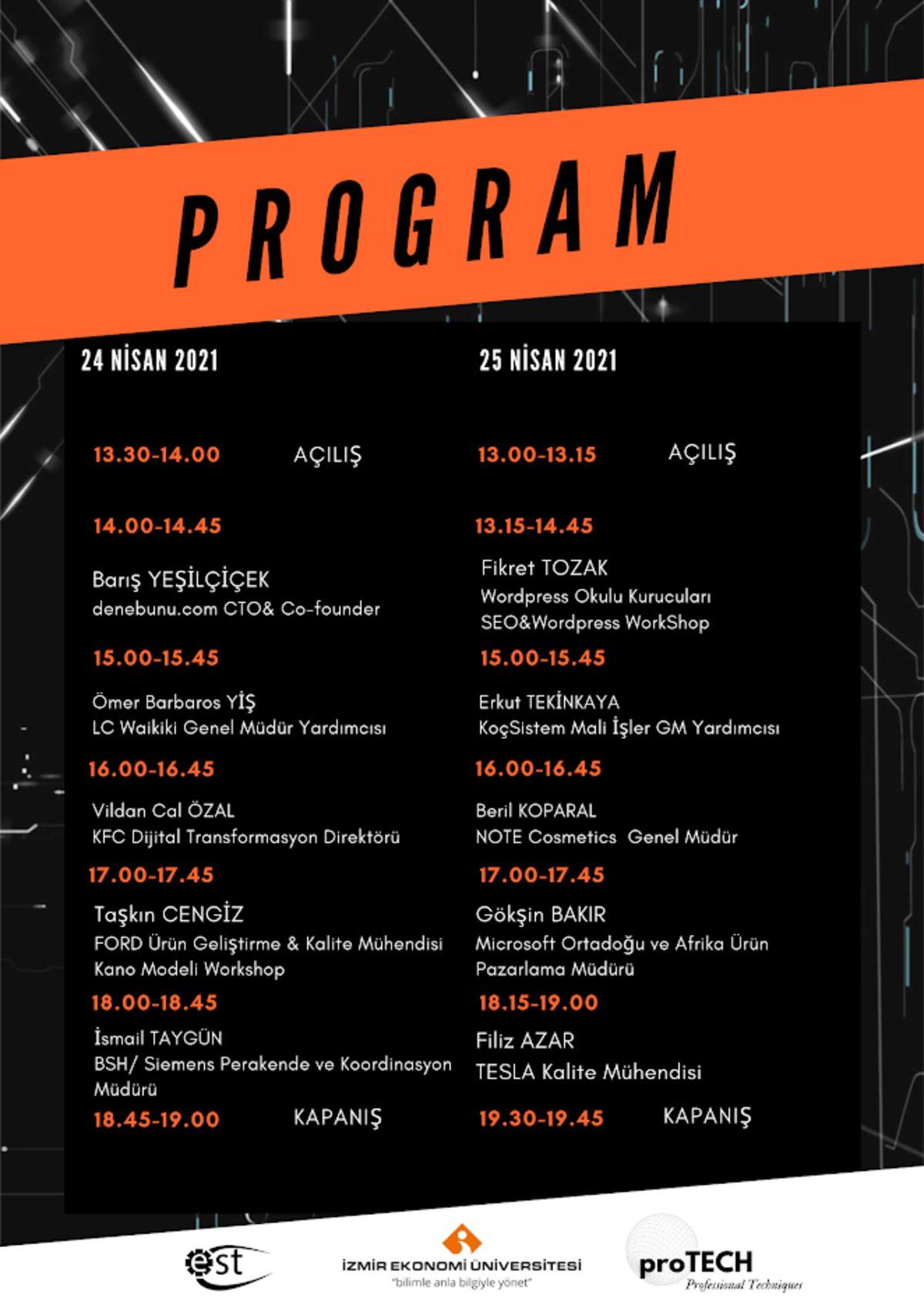 Sektörün Önde Gelen Firmalarından Konuşmacıların Yer Aldığı ProTECH Zirvesi 24 – 25 Nisan’da