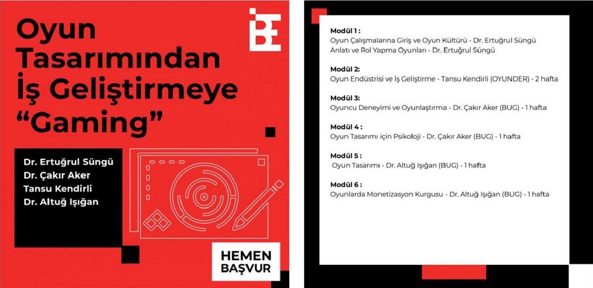 Oyun Sektörünün Tüm Dinamiklerini Profesyonellerden Öğrenebileceğiniz Eğitim: İBE ’Tasarımdan İş Geliştirmeye Gaming’