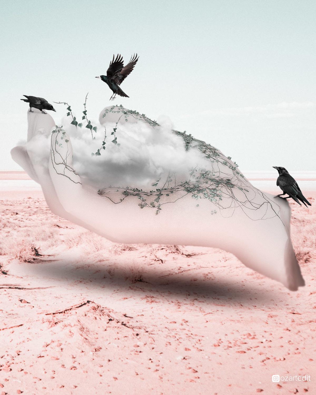 Photoshop’un Resmi Instagram Hesabının Çalışmasını Paylaştığı Türk Tasarımcıdan Birbirinden Büyüleyici Çalışmalar