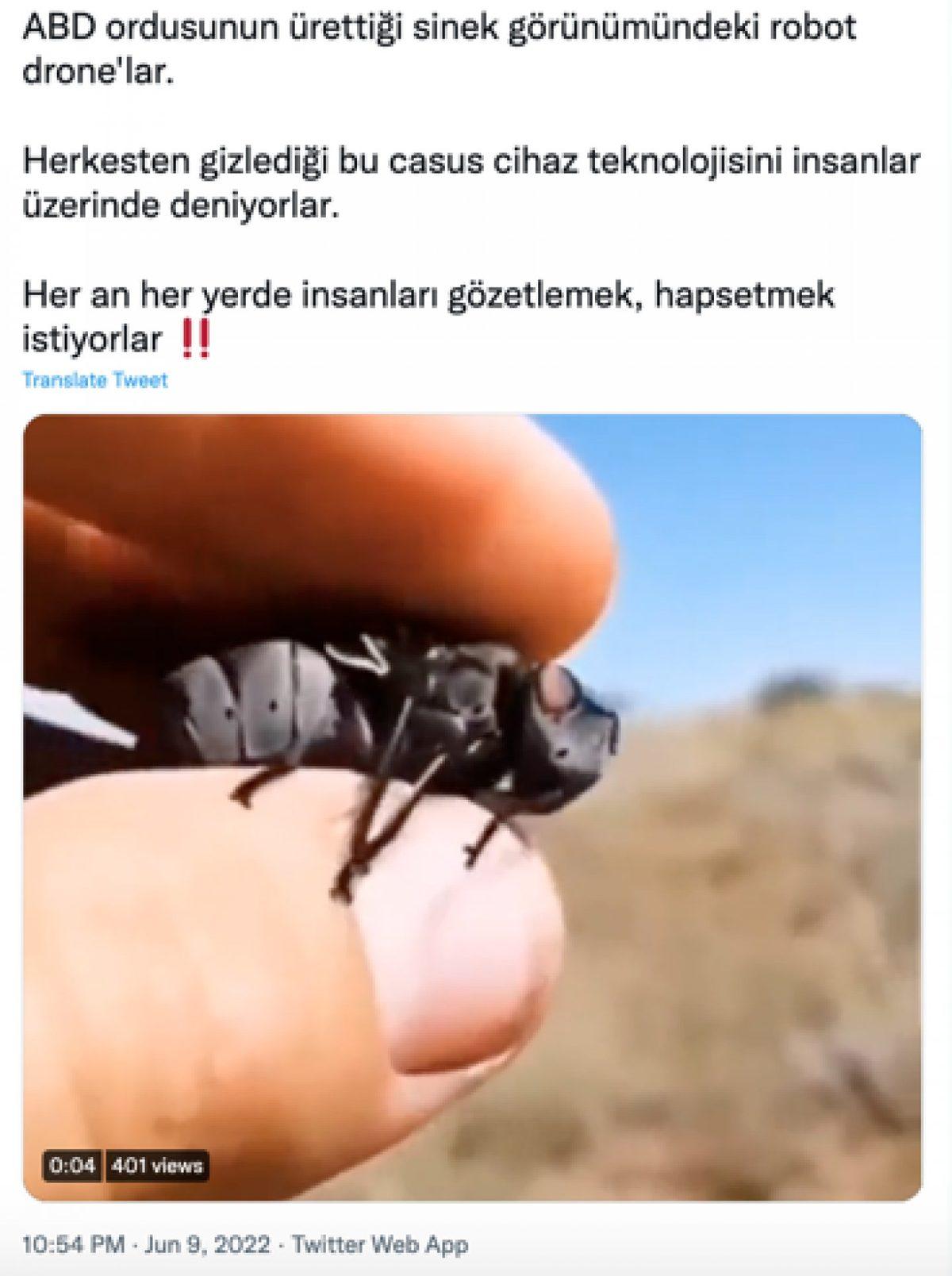 ABD Ordusuna Ait Olduğu Söylenen ’Drone Sinekler’ Videosu Yalan Çıktı: İşte Olayın Gerçek Yüzü