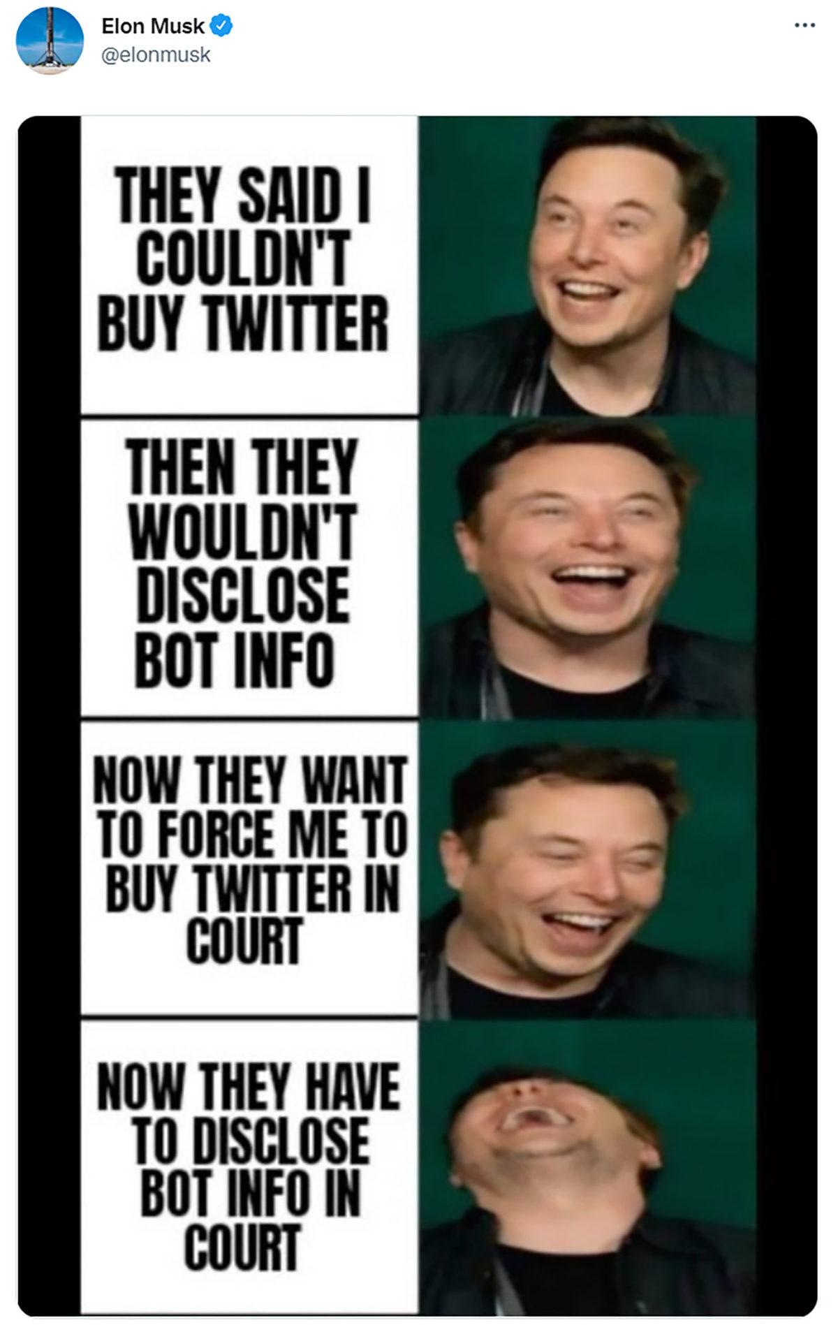 Elon Musk’tan Twitter’ı Almaktan Vazgeçmesiyle İlgili Alaycı Paylaşım: Yoksa Her Şey Bir Plan mıydı?