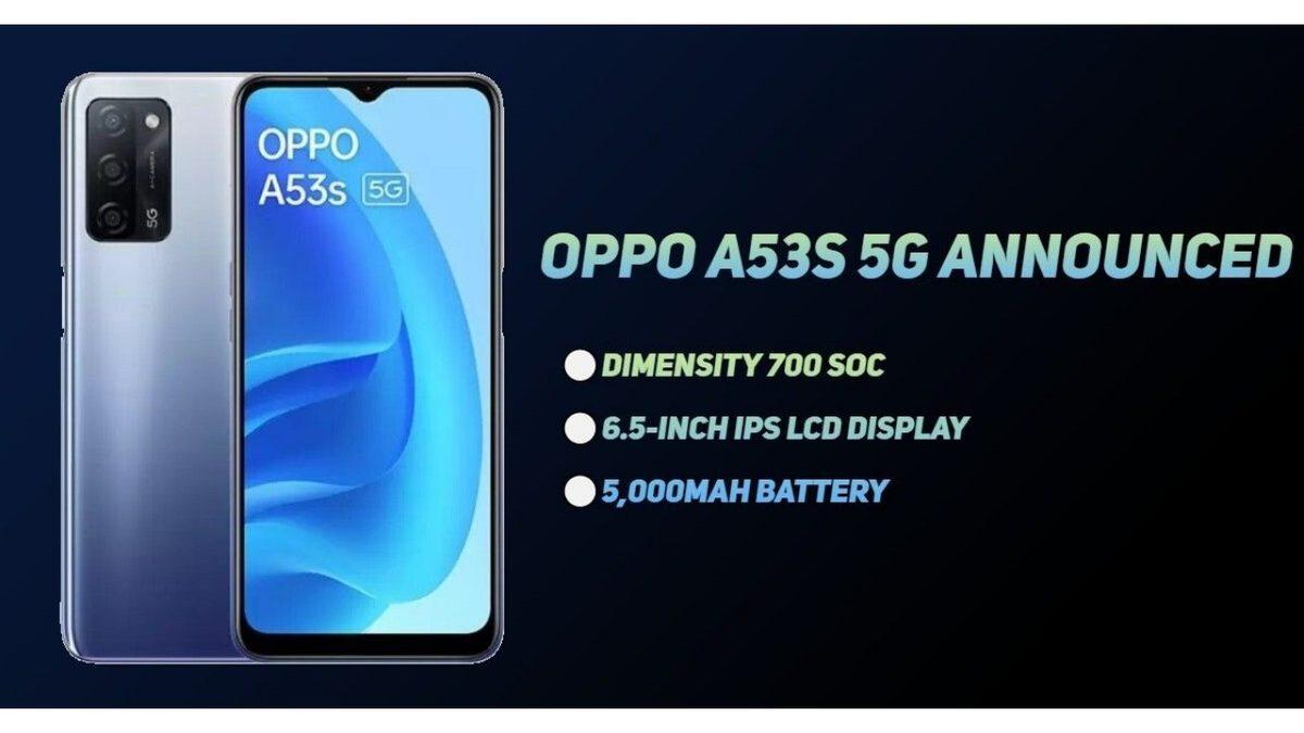 OPPO A53s 5G, 