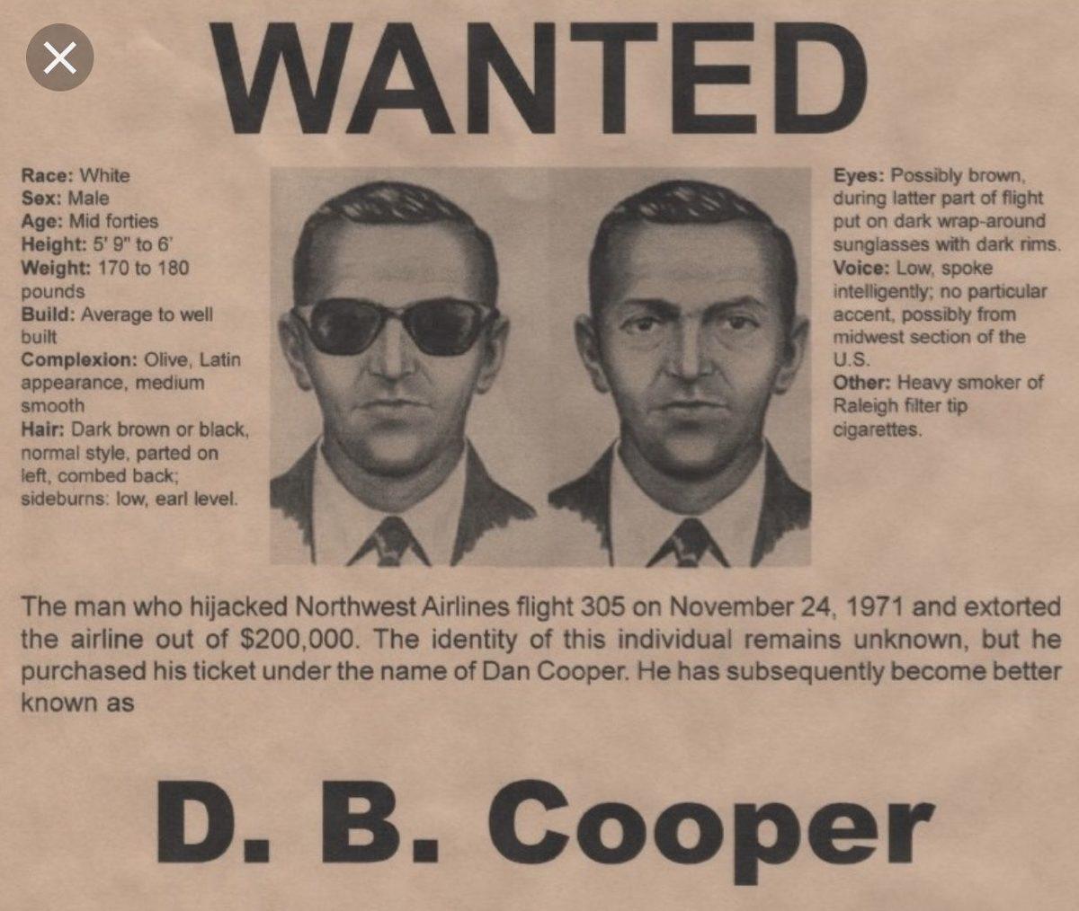 Havacılık Tarihinin Çözülememiş Tek Gizemli Olayı: Hava Korsanı D.B. Cooper