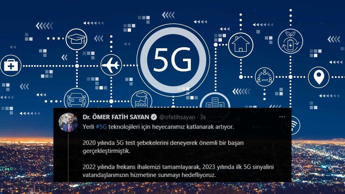 5G’nin Türkiye’de Ne Zaman Kullanıma Sunulacağı Açıklandı
