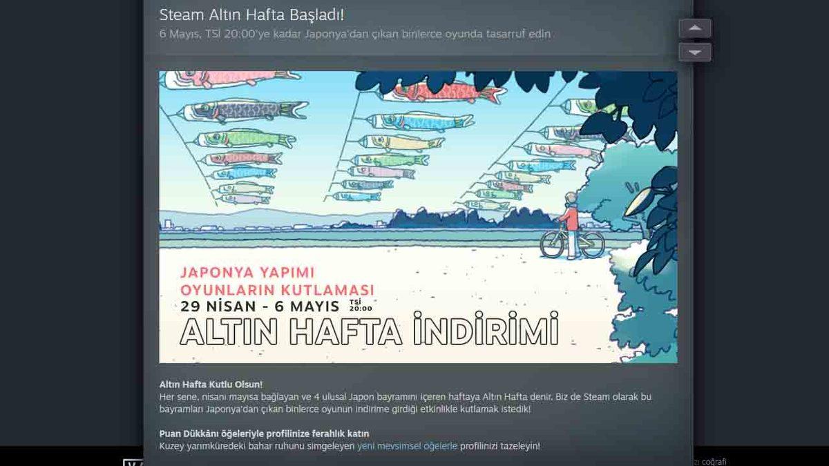 Japon Yapımı Oyunları Kapsayan Steam Altın Hafta İndirim Günleri Başladı