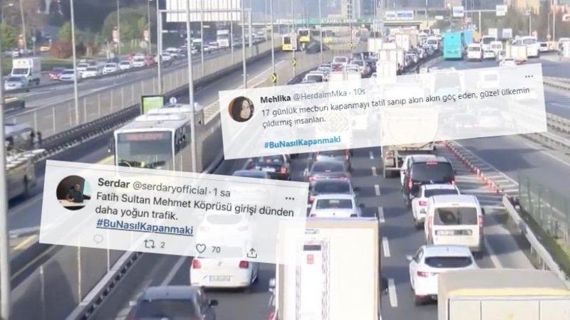 Sosyal Medya Kullanıcılarının "Bu Nasıl Kapanma ki" Diyerek Yaptığı Paylaşımlar