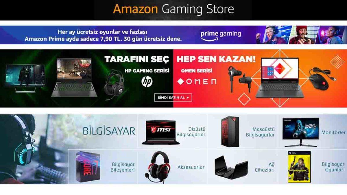 Amazon, Oyuncuların Ürün İhtiyacını Karşılayacak Gaming Store’u Türkiye’de Hizmete Açtı