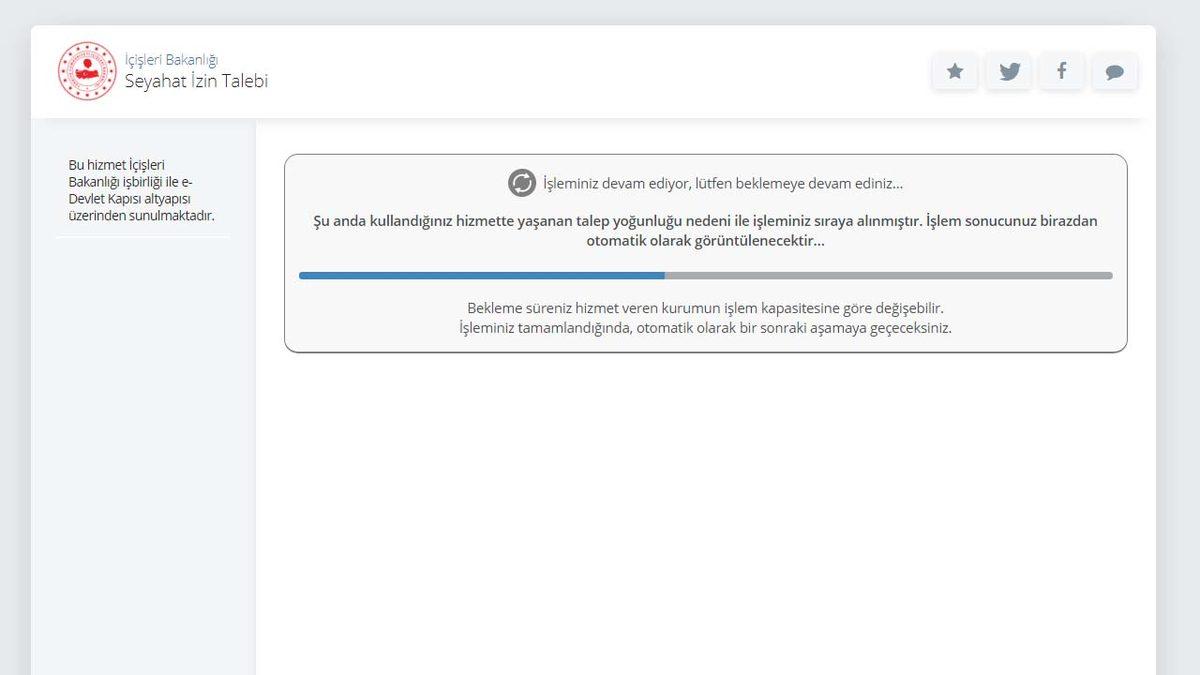 Seyahat İzin Belgesi Almak İsteyen Vatandaşlar, e-Devlet ile Alo 199’u Çökertti