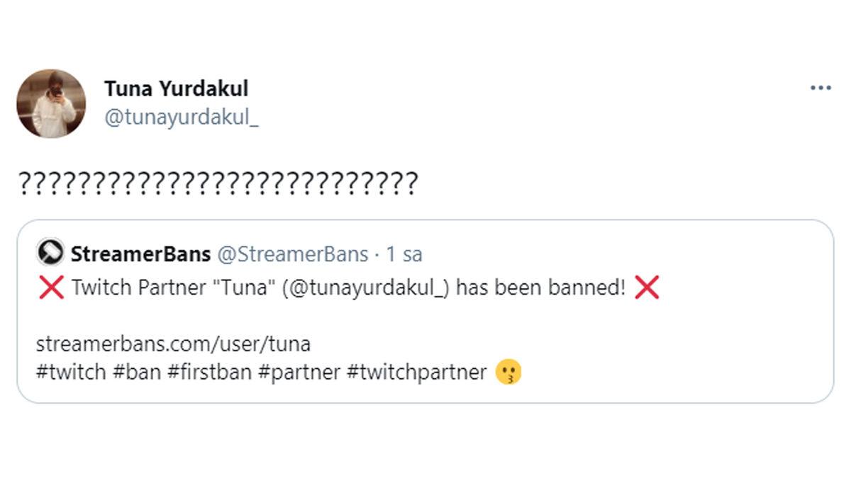 Twitch Yayıncısı Tuna Yurdakul, Telif Hakkı Nedeniyle Banlandı