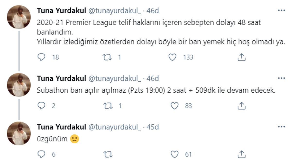 Twitch Yayıncısı Tuna Yurdakul, Telif Hakkı Nedeniyle Banlandı